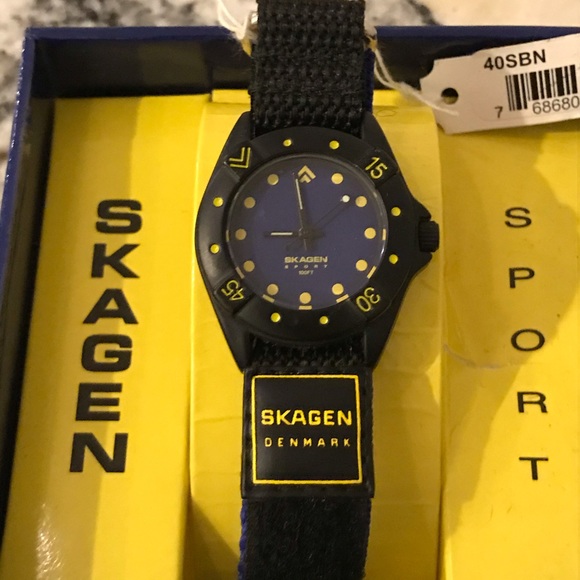 Skagen Other - Skagen Sport Boys 100 FT Diving Watch New in Box